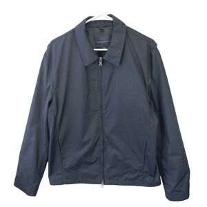 Banana Republic Harrington Jacket Full Zip Men's Size Large Navy Blue Casual